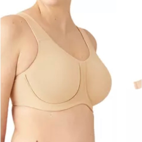 COPY - WACOAL SPORTS UNDERWIRE 855170 BRA 36G NATURAL NUDE NEW - Picture 3 of 5